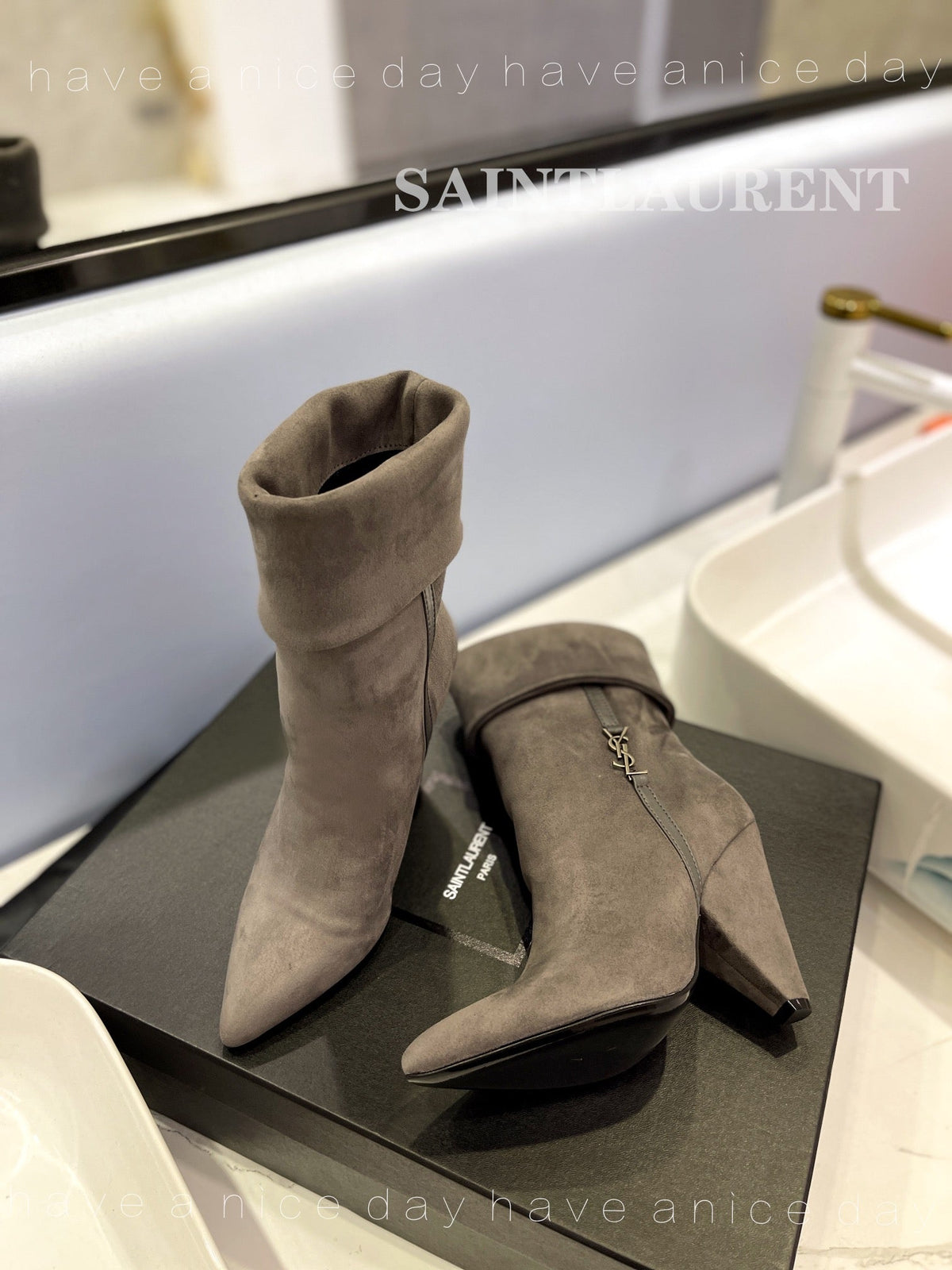 YSL Niki Boots