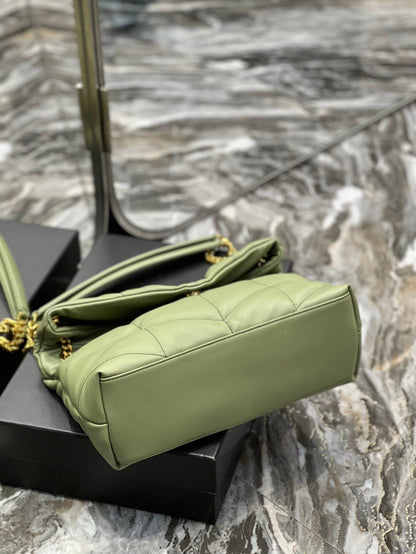 YSL PUFFER MEDIUM BAG IN QUILTED LAMBSKIN
