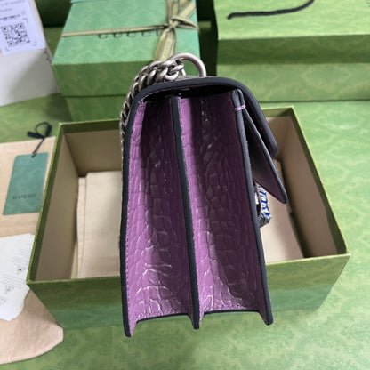 Gucci Crocodile Dionysus Small Shoulder Bag