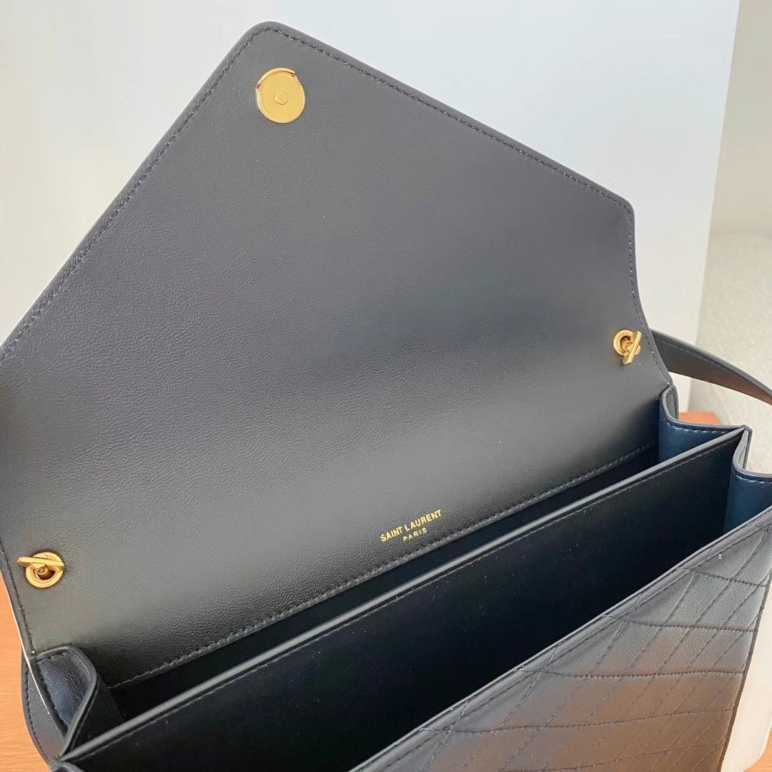 YSL Gaby Satchel Bag In Vintage Lambskin