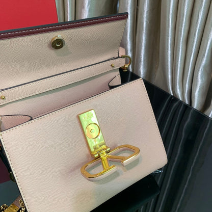 Valentino Garavani Small Vsling Grainy Calfskin Bag