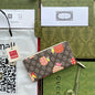 Gucci Les Pommes Zip Around Wallet