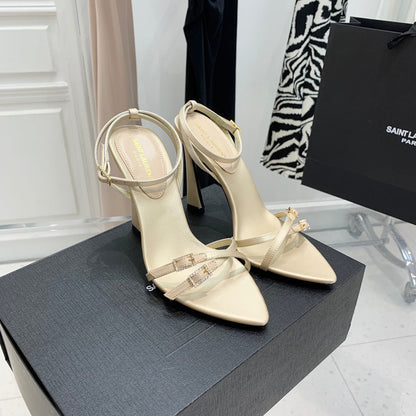 YSL LILA SANDALS