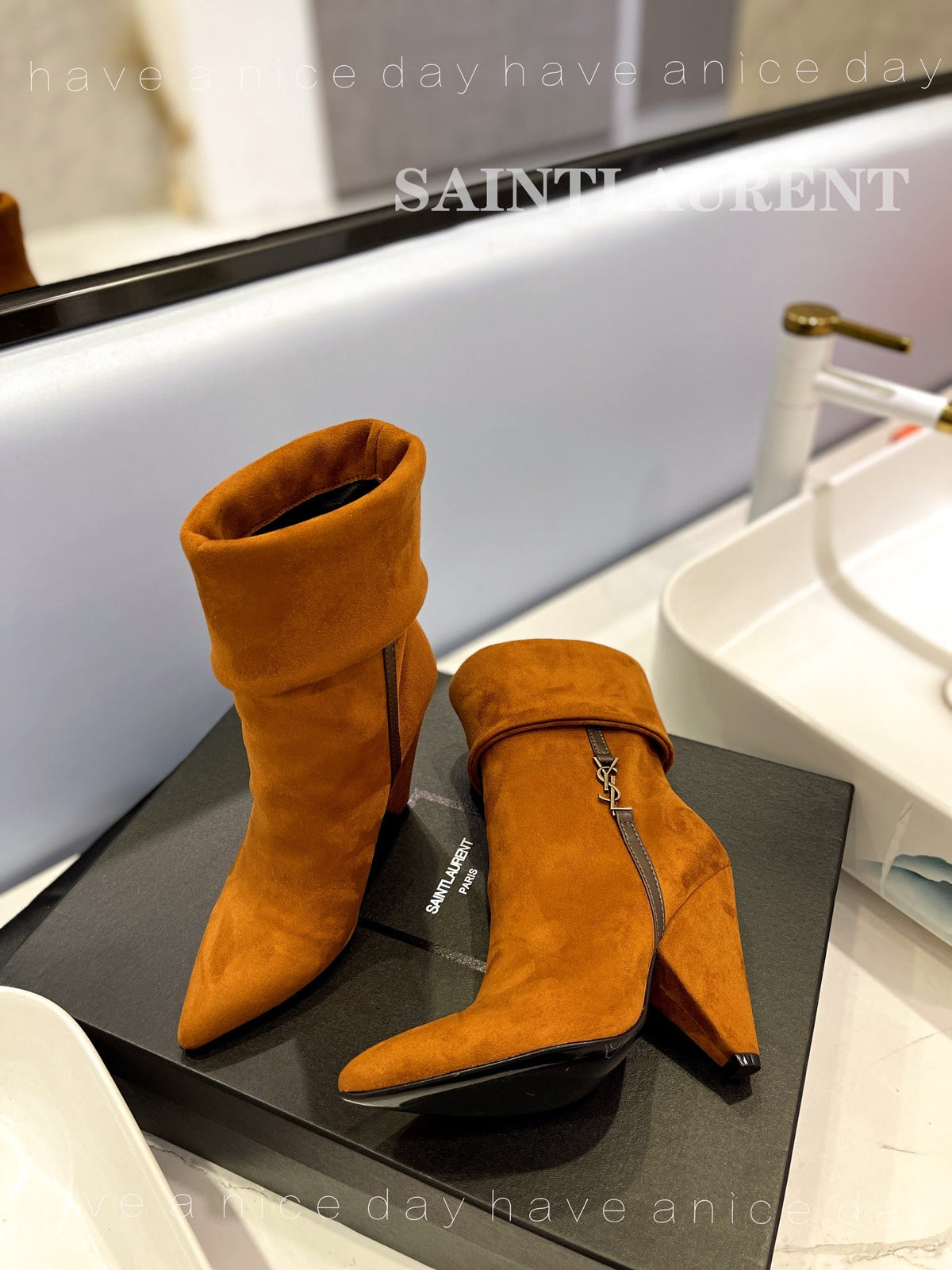 YSL Niki Boots