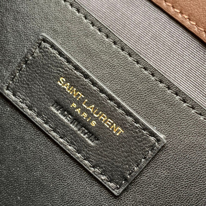 YSL Niki Medium Chain Bag In Raffia