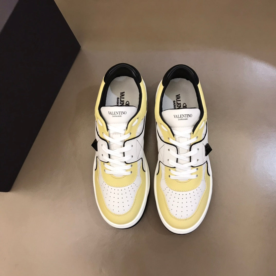 Valentino One Stud Nappa Sneakers