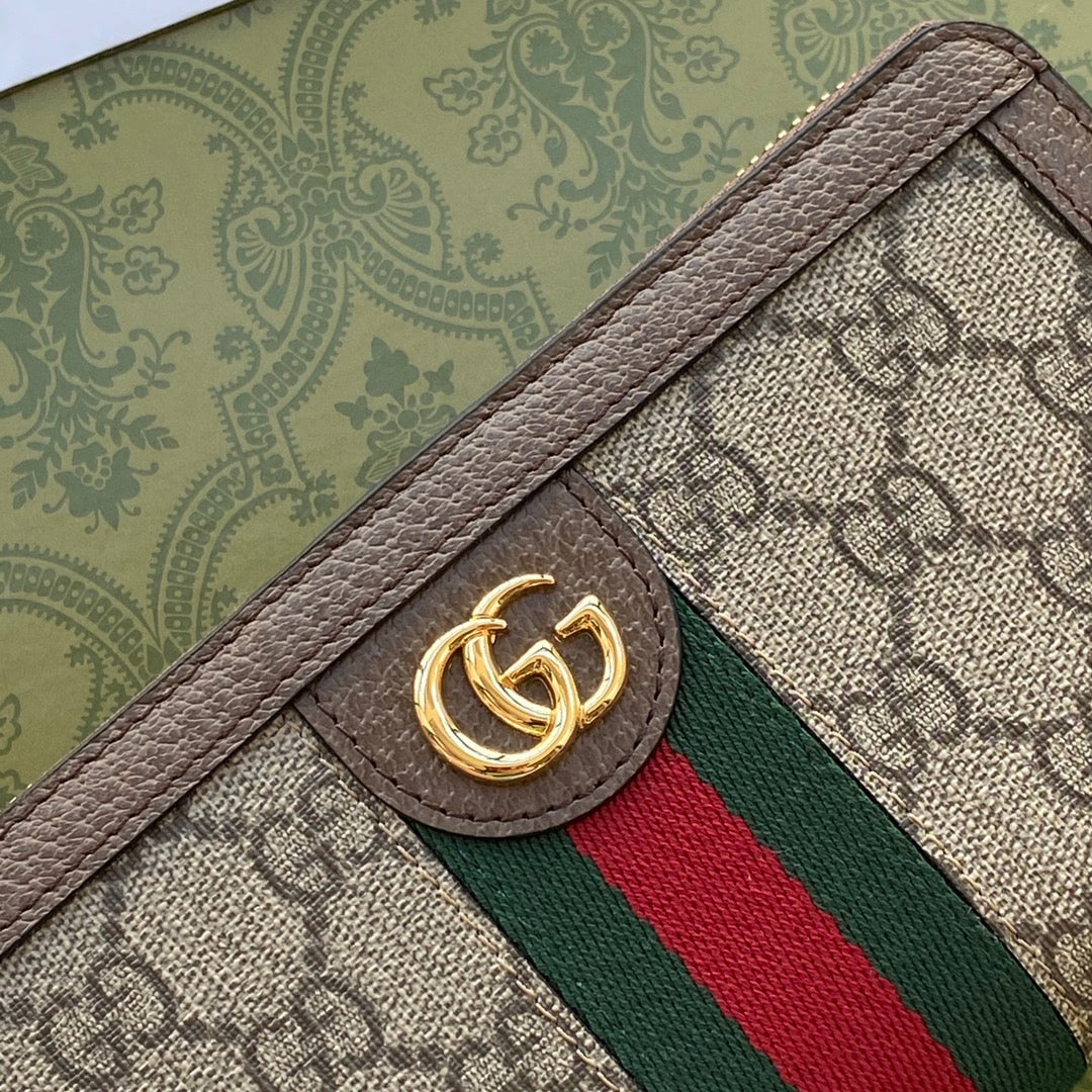 Gucci Ophidia GG Zip Around Wallet
