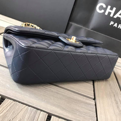 Chanel Caivar Double Flap Bag
