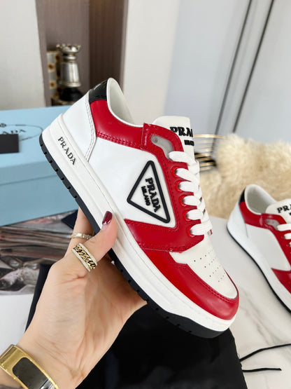 Prada District Leather Sneakers
