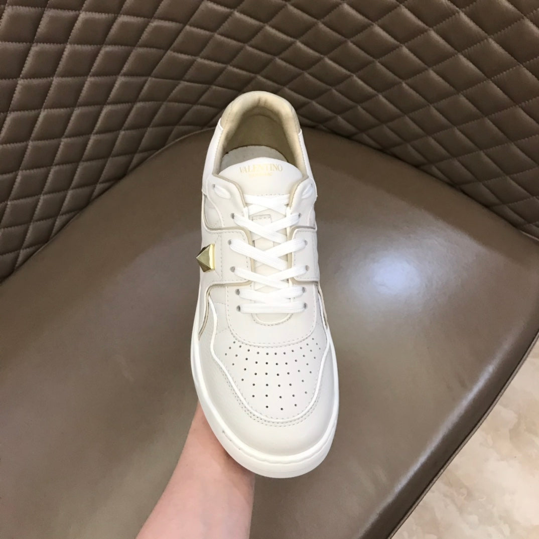 Valentino One Stud Nappa Sneakers