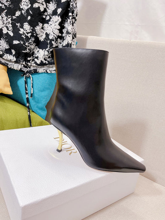 Christian Dior  D-Fame  Heeled Ankle Boots