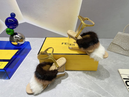 Fendi First High Heel Sandals