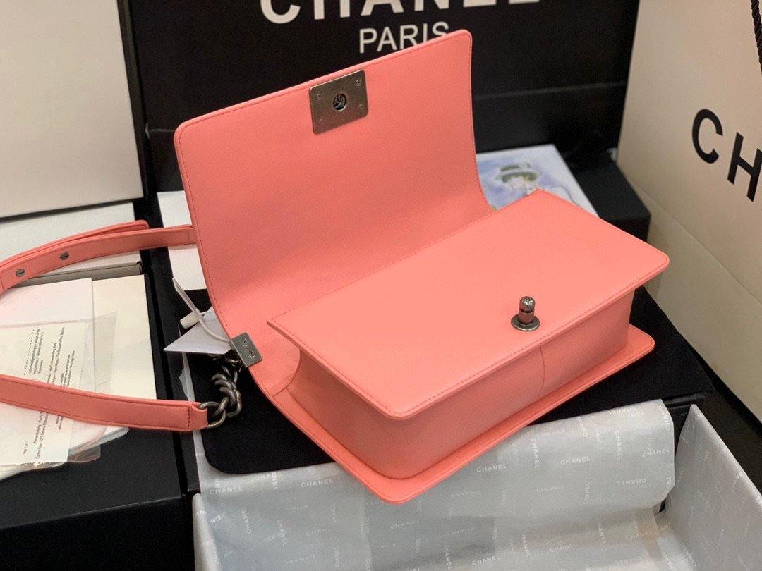 Chanel Calfskin Quilted Medium Boy Flap