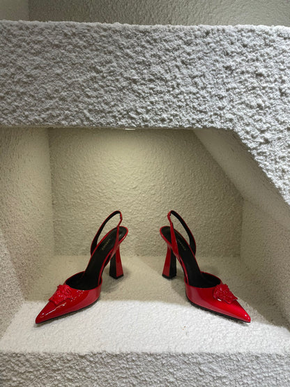 Versace La Medusa Slingback Pumps