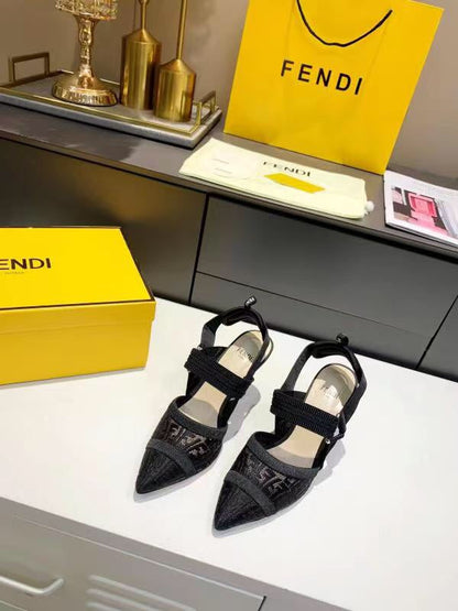 Fendi Colinri Slingback Heels