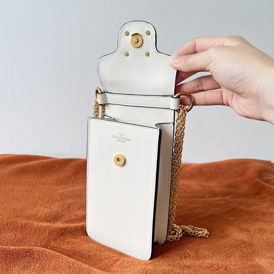 Valentino Garavani Loco Phone Case With Chain