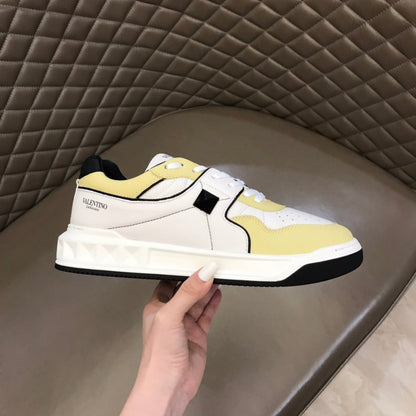 Valentino One Stud Nappa Sneakers
