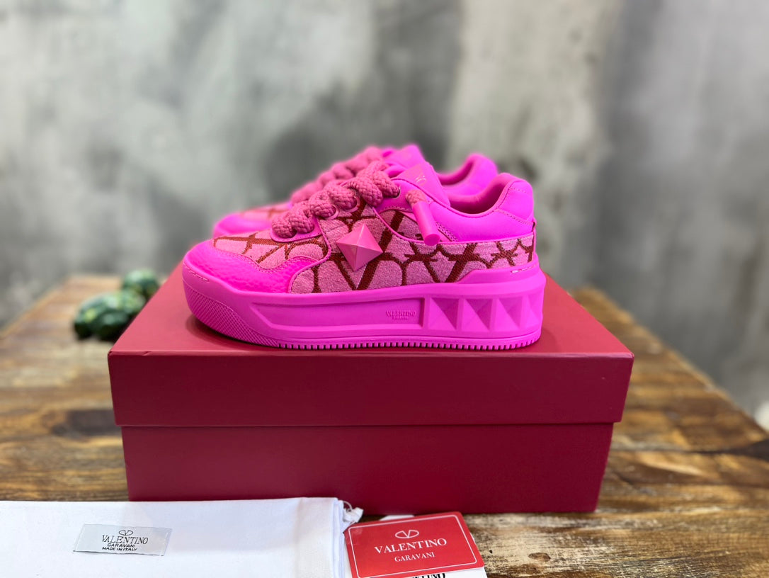 Valentino One Stud XL Trainer Sneakers