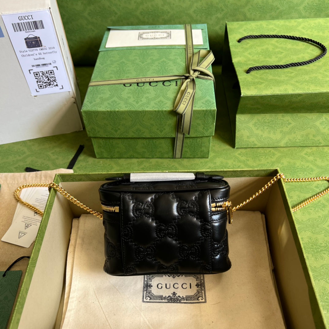 Gucci GG Matelasse Top Handle Mini  Bag