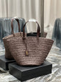 YSL Painer Medium Bag In Raffia