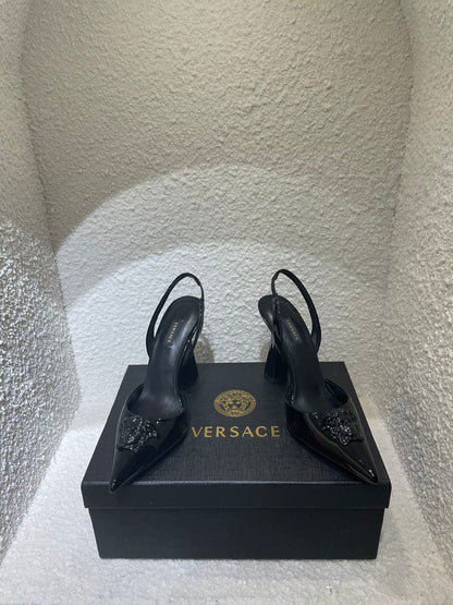 Versace La Medusa Slingback Pumps