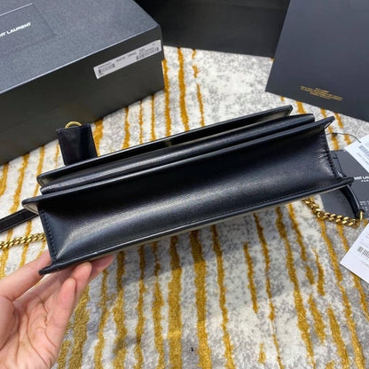 YSL Medium Sunset Satchel in Smooth Leather Bag