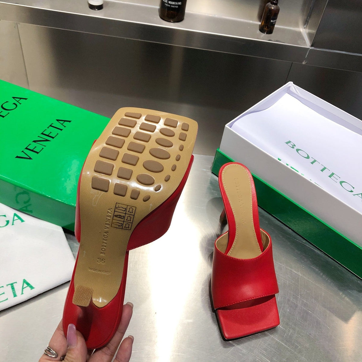 Bottega Veneta Stretch Heels