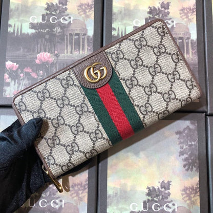 Gucci Ophidia Zip Around Wallet