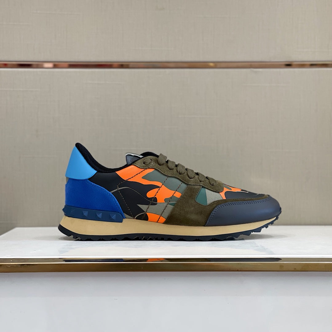 Valentino Camouflage Rockrunner Sneakers