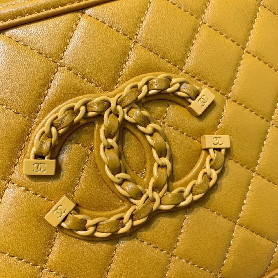 Chanel Caivar Filigree Vanity  Bag