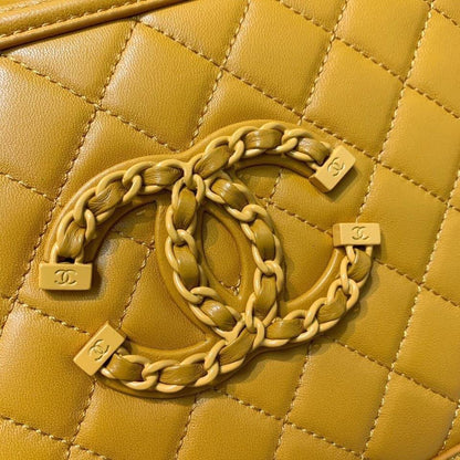 Chanel Caivar Filigree Vanity  Bag