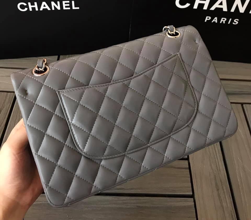Chanel Caivar Double Flap Bag