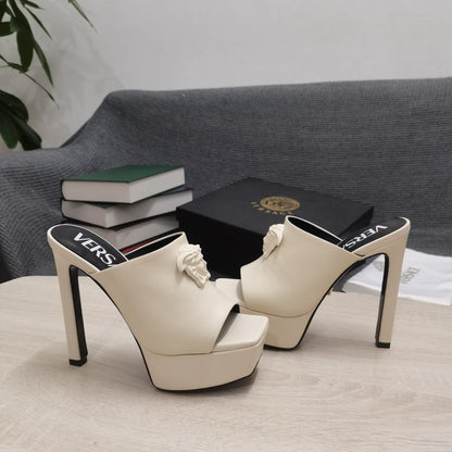 Versace LA MEDUSA PLATFORM MULES