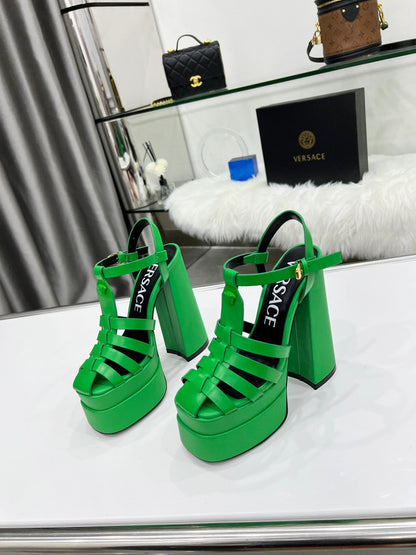 Versace La Medusa Platform Sandals
