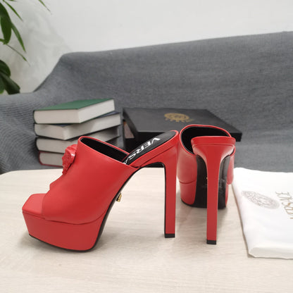 Versace LA MEDUSA PLATFORM MULES