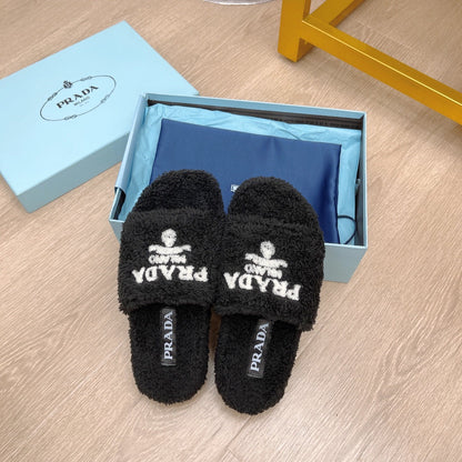 Prada Terry Cloth Slides