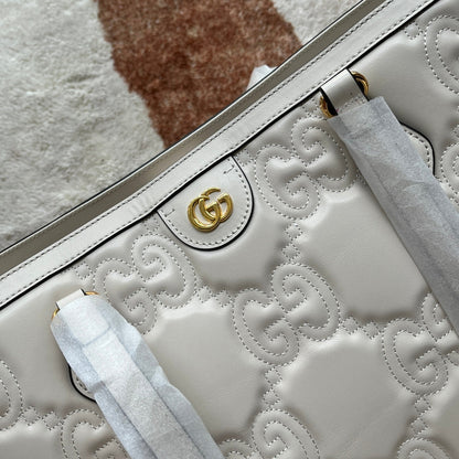 Gucci GG Matelasse Leather Medium Tote Bag