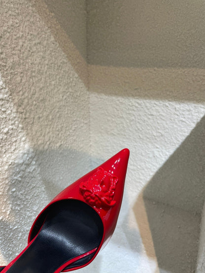 Versace La Medusa Slingback Pumps