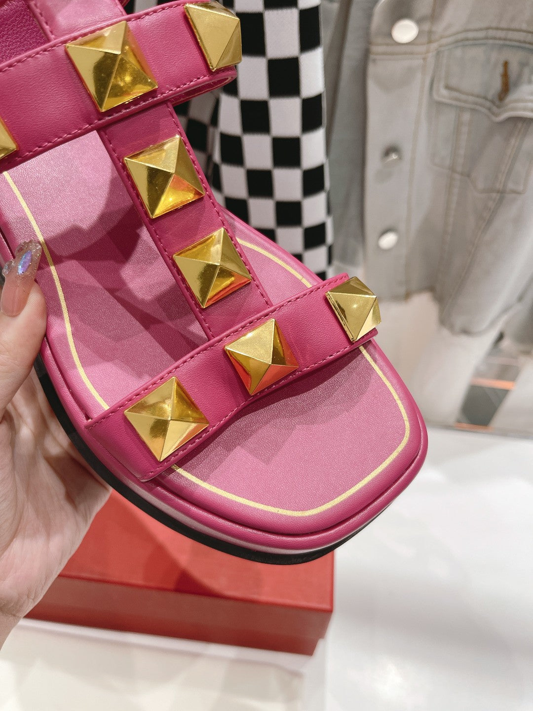 Valentino Roman Stud Sandals