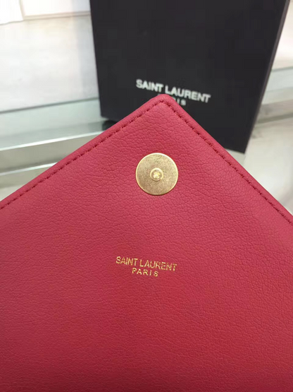 YSL College Large Quilted Leather Bag