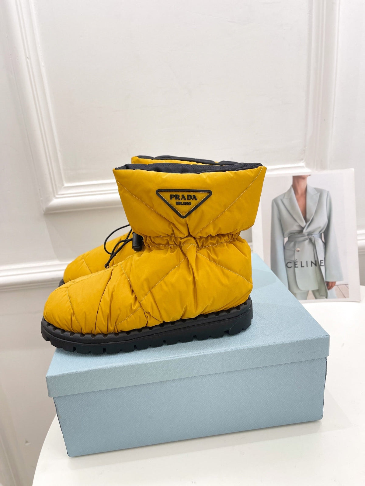 Prada  Paddled Nylon Boots