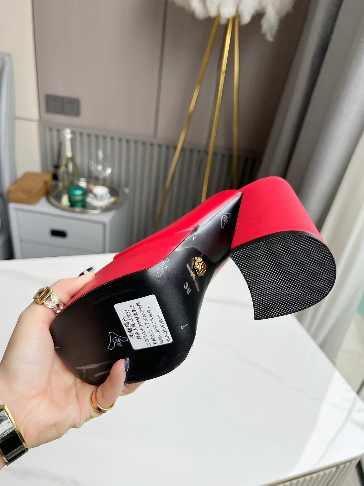 Versace  Platform Mule