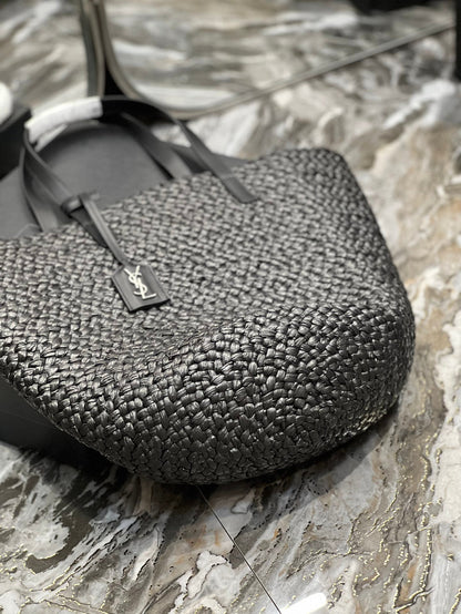 YSL Painer Medium Bag In Raffia