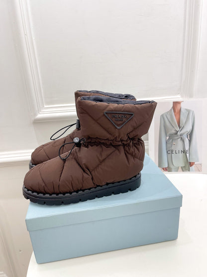 Prada  Paddled Nylon Boots
