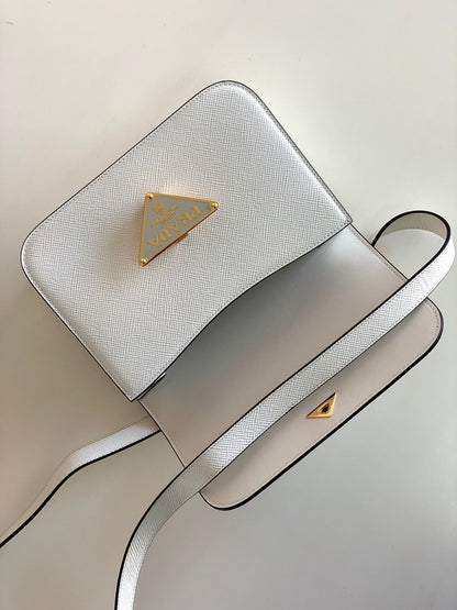 Prada Saffiano Leather Shoulder Bag