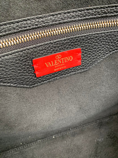 Valentino Garavani Rockstud Calfskin Grainy Tote Bag