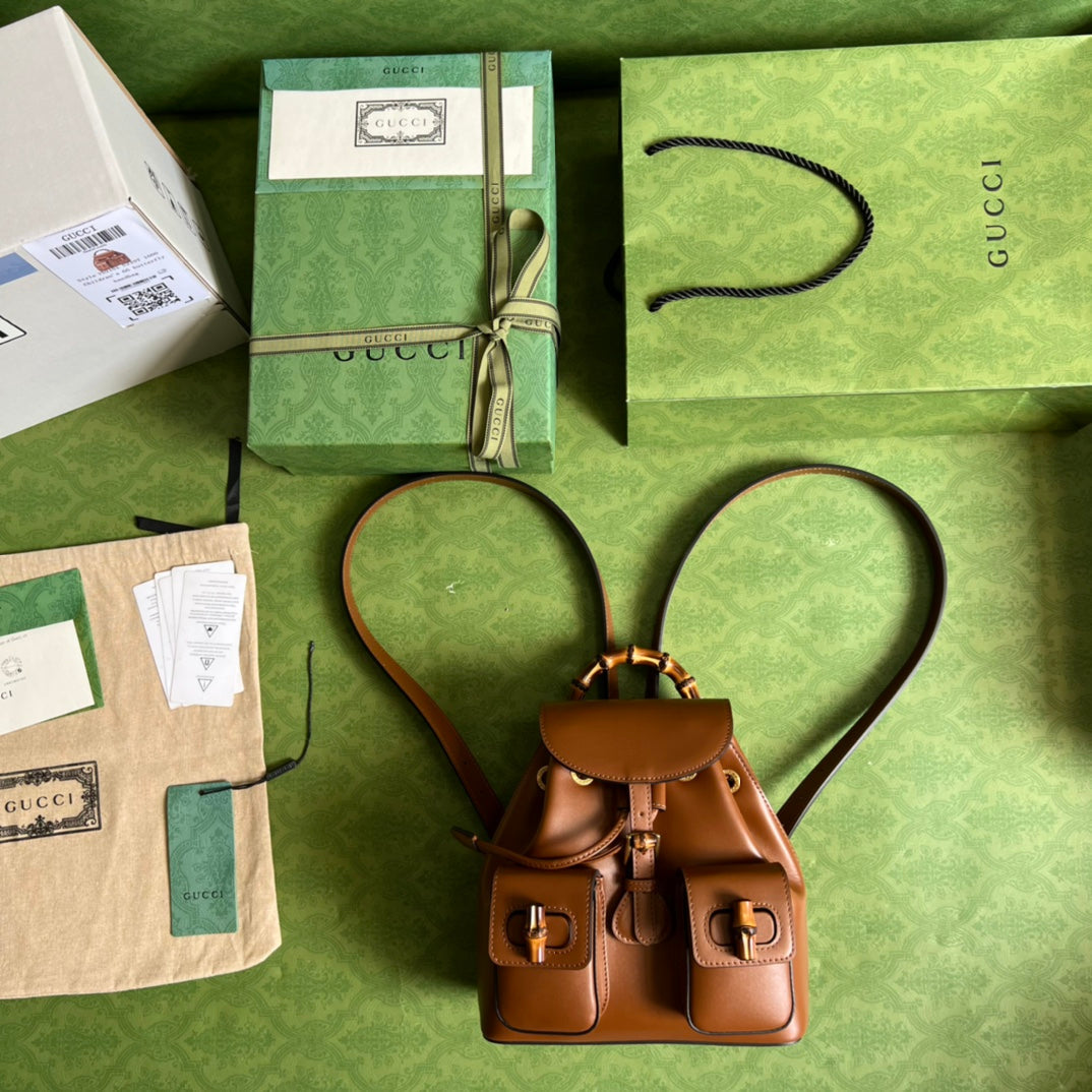 Gucci Bamboo Small Backpack