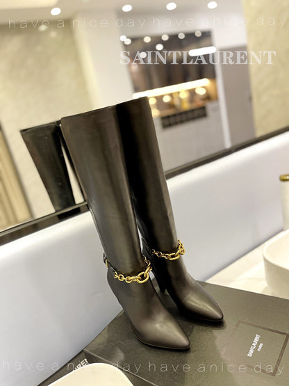 YSL Le Maillon Boots