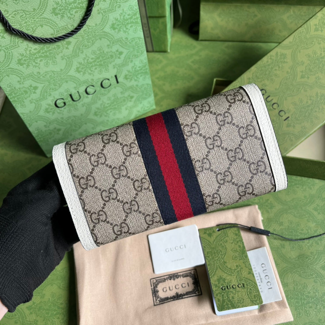 Gucci Ophidia GG Continental Wallet