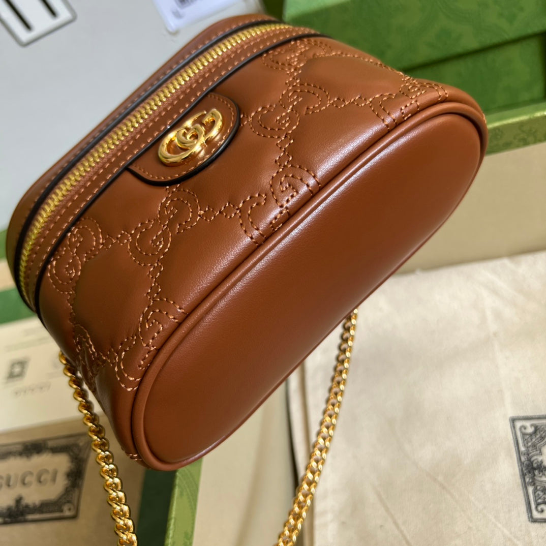 Gucci GG Matelasse Top Handle Mini  Bag